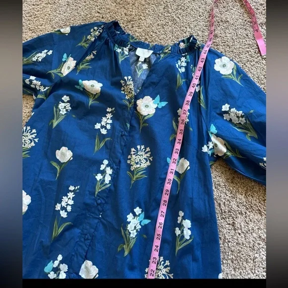 Sugarlips Madison Floral Wynette Tiered Midi Dress size 1X - Picture 11 of 12